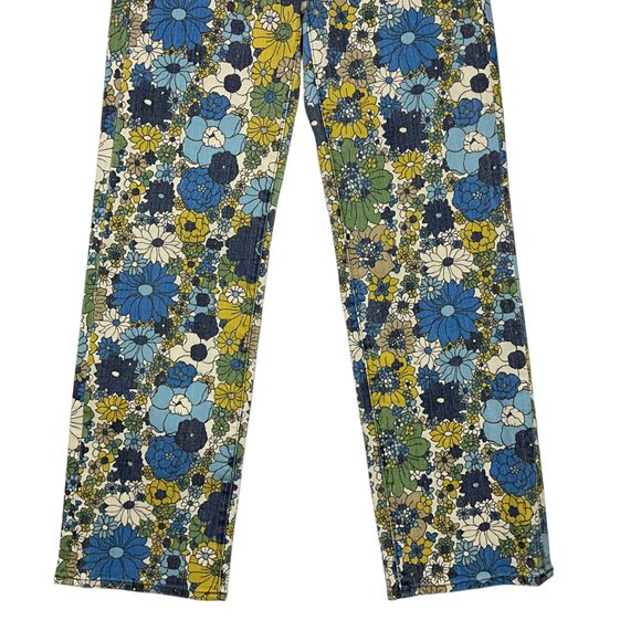 Mother Superior The Rambler Zip Ankle Jean 24 Dirt Bike Flowers NEW - Picture 9 of 12